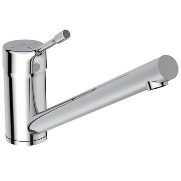 Ideal Standard Ceralook Ergonomic Chrome Kitchen Mixer Tap with Low Swivel Spout
