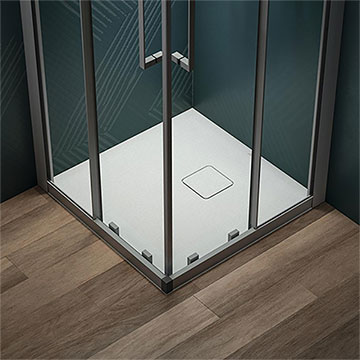 Ideal Standard UltraFlat Evo Rimless Antislip Square Shower Tray - 35mm High