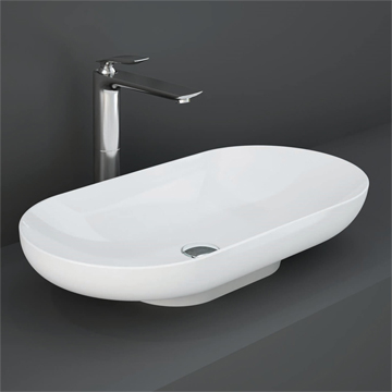 RAK Ceramics Des 700mm Wide Countertop Alpine White Wash Bowl