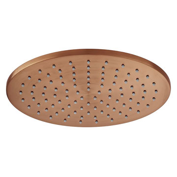 Vado Individual Nebula Round Brushed Bronze Single-Function Shower Head 250 x 250mm