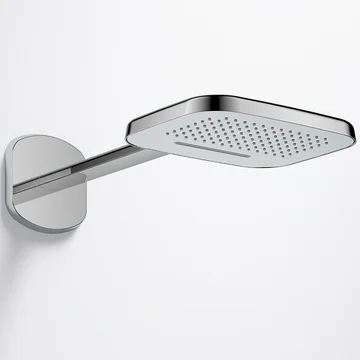 Flova Design Fixed Shower Head with Rain Stream - 255 x 210mm