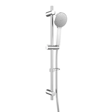 Vado Safari Contemporary Round Shower Rail Kit with Handset - 680mm High