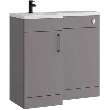 Kartell K-Vit Dove Floorstanding L-Shaped Fitted Furniture - 900 x 865mm