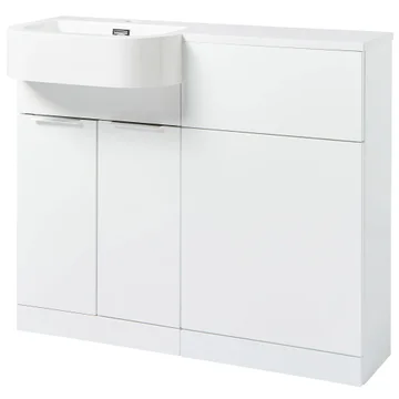 Kartell K-Vit Fusion Contemporary P-Shaped Fitted Furniture Pack - 2 Door