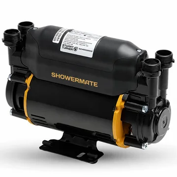 Stuart Turner Showermate Standard S2.6 Twin Black Shower Pump