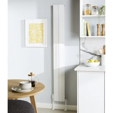 Kartell K-Rad Vancouver Vertical Flat Panel Radiator - Aluminium - 1780mm High