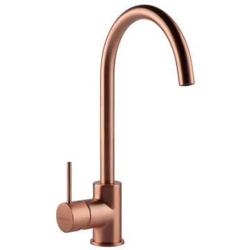 Clearwater Elara Contemporary Monobloc Brushed Copper Kitchen Sink Mixer Tap