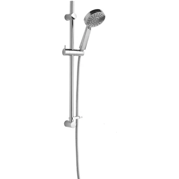 Deva Coniston Chrome Adjustable Slide Rail Kit - Multi Function Handset - 650mm High
