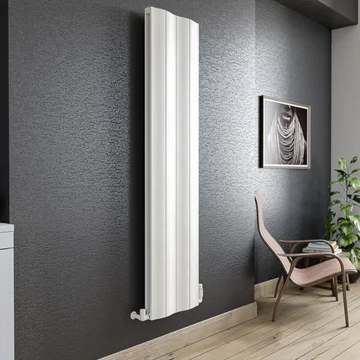 Kartell K-Rad Vancouver Vertical Flat Radiator - 1780mm High - Aluminium - Double Panel