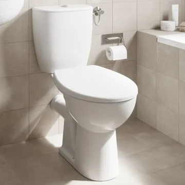 Twyford Alcona Floorstanding Close Coupled WC Pan with Cistern - Open Back