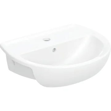 Twyford Alcona Semi-Recessed White Washbasin