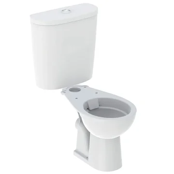 Twyford Alcona Rimfree White Close Coupled WC Pan And Cistern - Open Back - 355 x 400mm