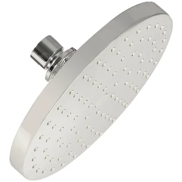 Twyford Sola Round Fixed Chrome Shower Head - 1 Spray Mode - 206 x 206mm