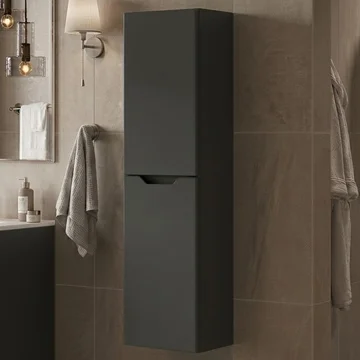 Kartell K-Vit Urban Contemporary Wall Hung Tall Boy Unit - 2 Door - 300 x 1200mm