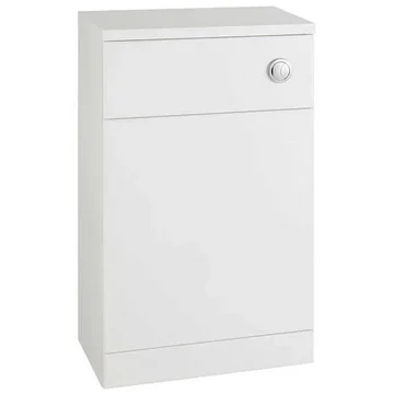 Kartell K-Vit Impakt Contemporary Back To Wall Gloss White WC Unit - 830mm High
