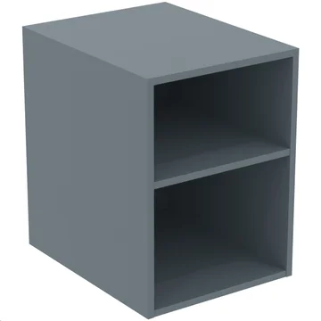 Ideal Standard Finesse Matt Ashblue Side Unit For Vanity - 2 Shelves - 400 x 540mm