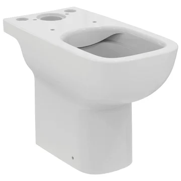 Ideal Standard I.Life-A Floorstanding Open Back Close Coupled Rimless WC Pan - 360 x 665mm - Image