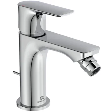 Ideal Standard Connect Air Bidet Mixer Tap with Pop-Up Waste - Flat Handle