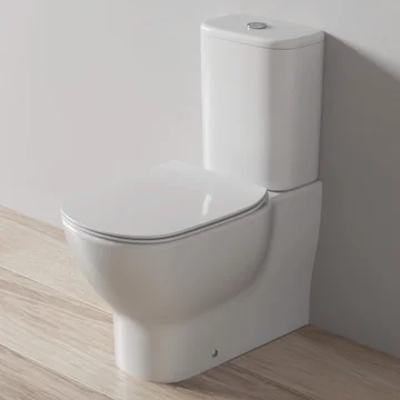 Ideal Standard Tesi Close Coupled Back To Wall WC Pan - Aquablade Technology - 365 x 665mm