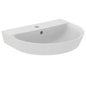 Ideal Standard Connect Air Arc 1 Tap Hole White Basin with Overflow - 550 x 460mm - Image