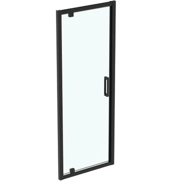 Ideal Standard Connect-2 Pivot Shower Door with Handle - Silk Black Framed