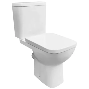 Nuie Ivo Close Coupled Rimless WC Pan with Cistern and Seat - NCS260