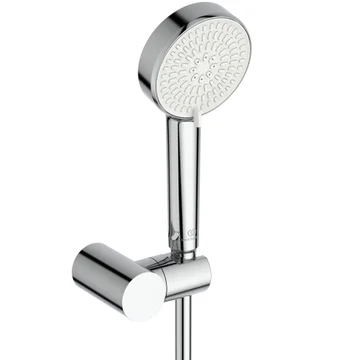 Ideal Standard Idealrain ALU+ Round Shower Handset with Hose and Bracket