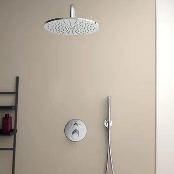 Ideal Standard Ceratherm Built-In Round Concealed Shower Set