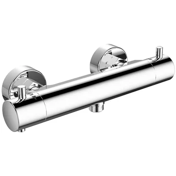 Methven Cool-To-Touch Round Contemporary Thermostatic Exposed Bar Shower Valve - 2 Control