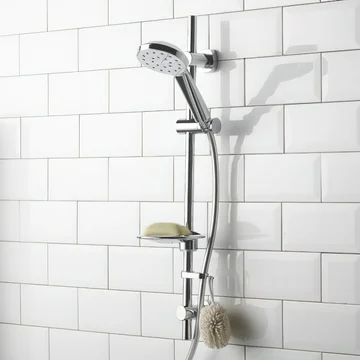 Methven Kiri MK2 Slide Rail with Satinjet Handset - Adjustable Bracket