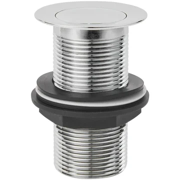 Deva 1-1/4 Inch Unslotted Press Top Basin Waste