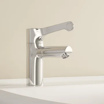 Twyford Sola Thermostatic Chrome Single Lever Basin Mixer Tap - SF1138CP