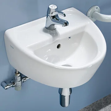 Twyford Sola White Compact Handrinse Basin 400 x 345mm - SA4111WH - Image