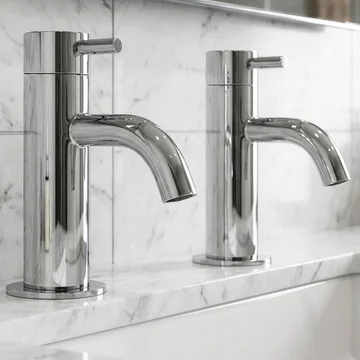 JTP Florence Pair Of Chrome Basin Pillar Tap