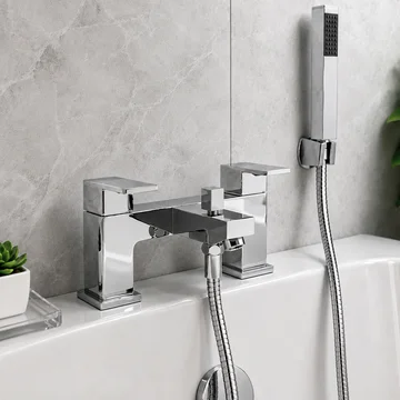 Joseph Miles Cole Deck Mounted Chrome Bath Mixer Tap