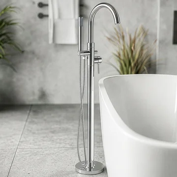 Joseph Miles Premier Freestanding Chrome Bath Shower Mixer Tap