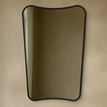 Origins Living Delphine Curve Mirror - Stainless Steel Frame