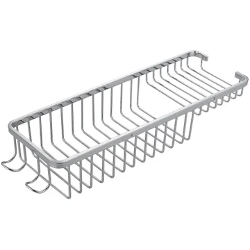 Kartell K-Vit Wire Chrome Soap Basket with Hooks - 370 x 130 x 70mm