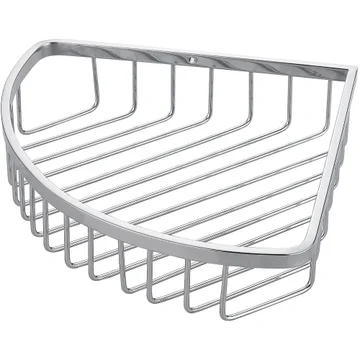Kartell K-Vit Wire Wall Mounted Chrome Finish Corner Basket