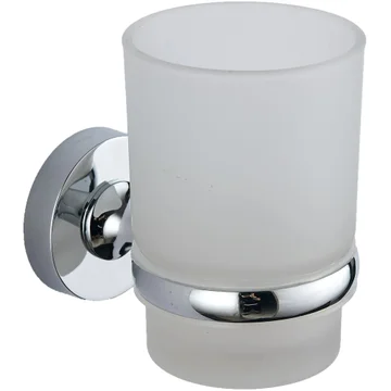 Kartell K-Vit Plan Contemporary Tumbler and Chrome Holder