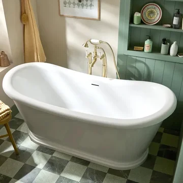 Tavistock Marston Double Ended Freestanding Boat Bath