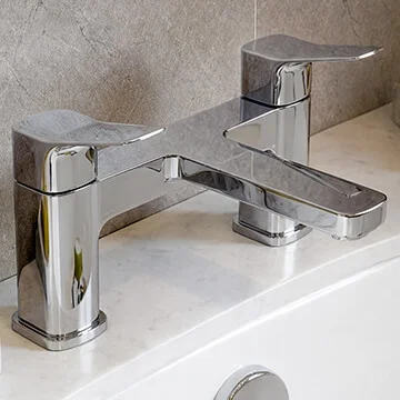 Joseph Miles Atoll Deck Mounted Bath Mixer Tap