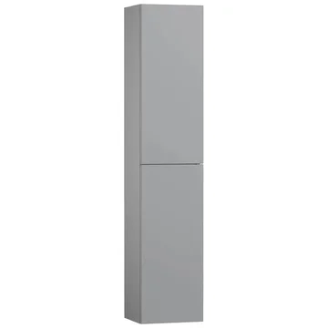 Roper Rhodes Universal Wall Hung Light Grey Tall Storage Unit 300 x 1448mm - 2 Doors