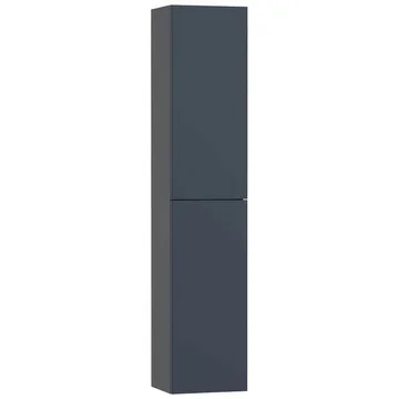 Roper Rhodes Universal Wall Hung Derwent Blue Tall Storage Unit 300 x 1448mm - 2 Doors