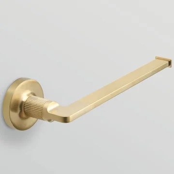 Origins Living Baxter Contemporary Brushed Brass Open Towel Bar