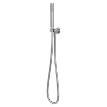 Tavistock Round Microphone Shower Handset with Hose and Wall Outlet - Single Spray Mode