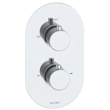 Methven Como Concealed Thermostatic Shower Valve - Rectangular Trim - 2 or 3 Controls