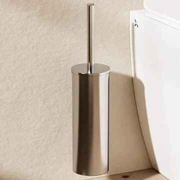 Crosswater MPRO Wall Mounted Toilet Brush Holder Set
