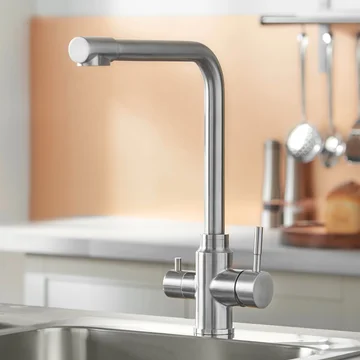 Deva Marbury 3 in 1 Chrome Boiling Water Tap with Filter - Swivel Spout