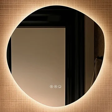 Origins Living Claris Organic LED Backlit Mirror with Demister Pad - Image